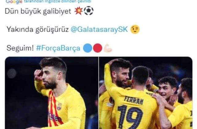 Pique’den Galatasaray paylaşımı! Mesajla meydan okudu