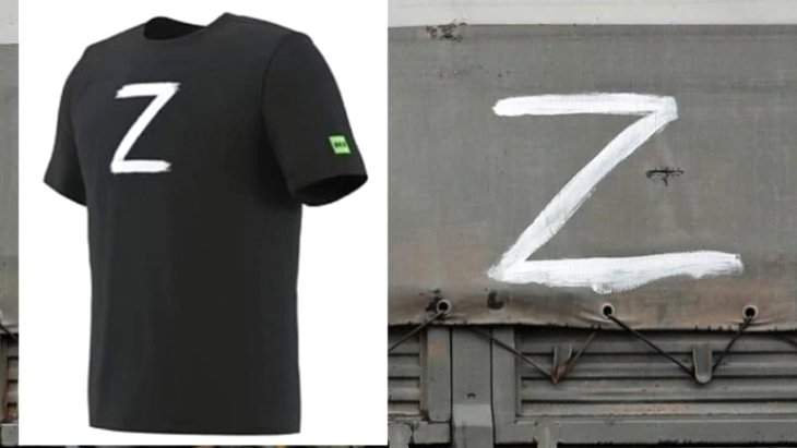 Rus televizyonu, bu hareketiyle yok artık dedirtti! Tanklara çizilen gizemli ”Z” harfinden tişört yapıp satıyorlar