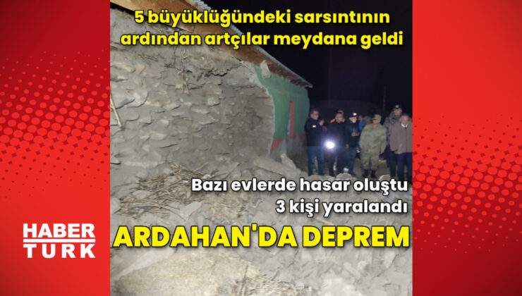 Ardahan’da 5 büyüklüğünde deprem!