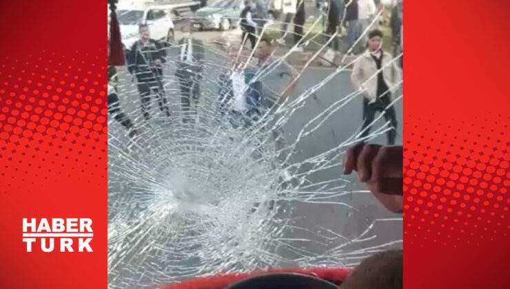 Kağıthane’de taraftar otobüsüne silahlı saldırı