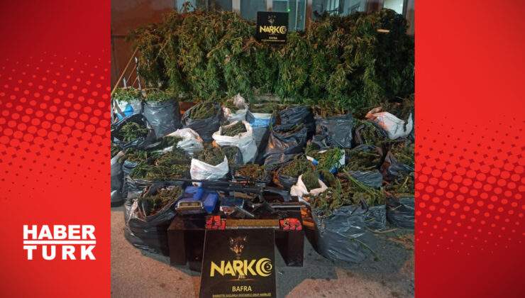 Samsun’da uyuşturucu operasyonu: 4 gözaltı
