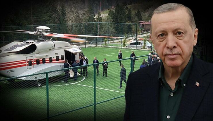 Cumhurbaşkanı Recep Tayyip Erdoğan, Rize’de Ayder Yaylası’nda