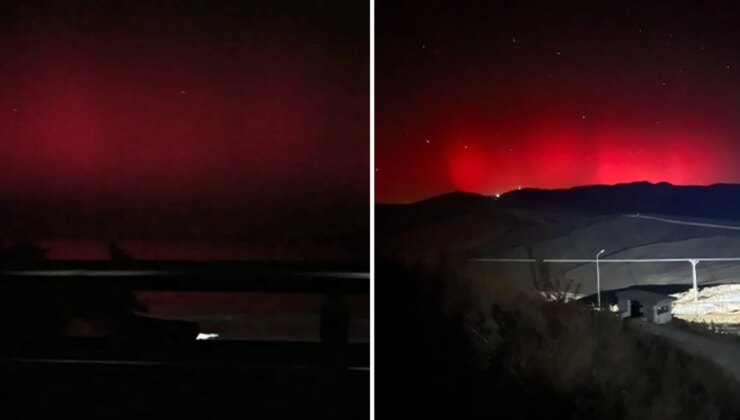 Norveç değil Türkiye! Kuzey ışıkları dün gece birçok kentimizde görüldü