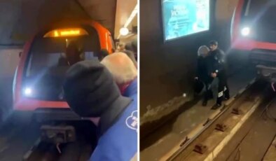 İstanbul’daki Ünalan Metro İstasyonu’nda intihar girişimi